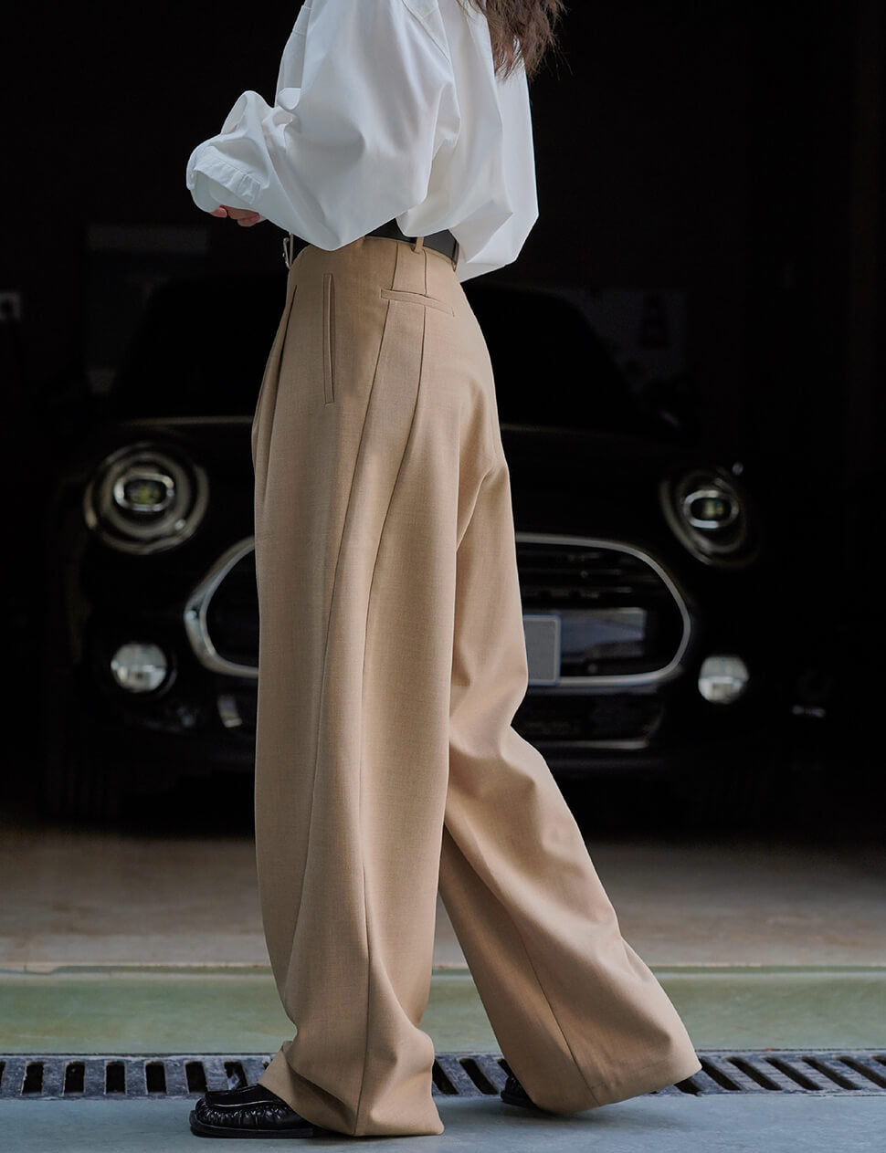 Leo Tan Barrel Leg Pants