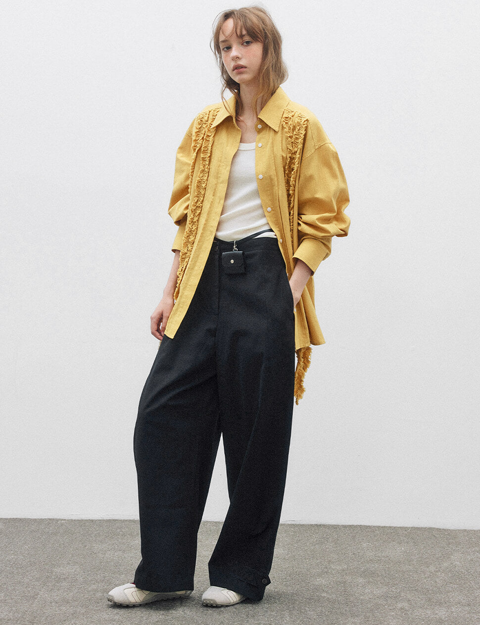 Button Hem Cuff Pants-BESTSELLER