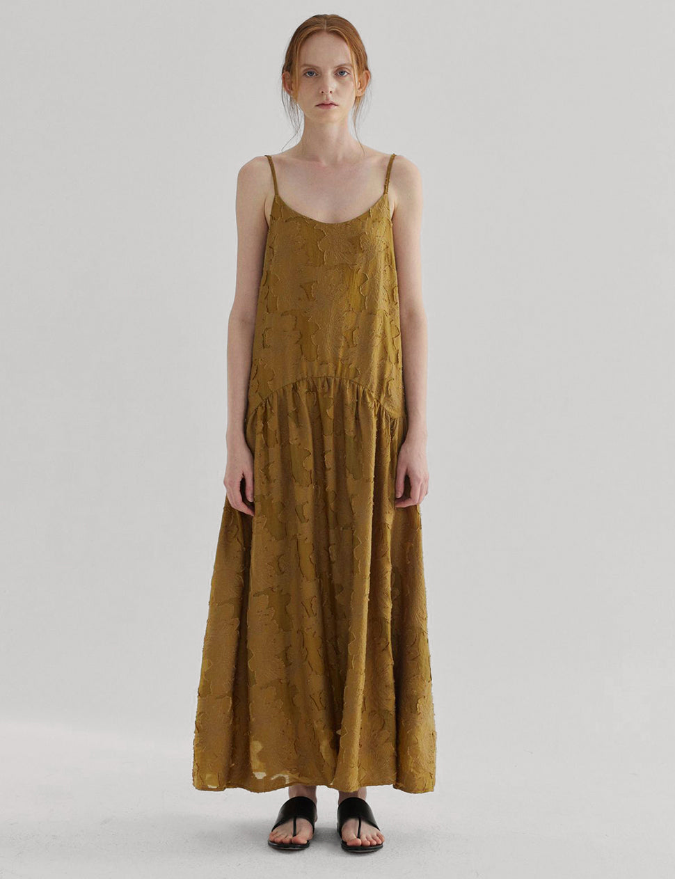 Textured Drop Waist Dress