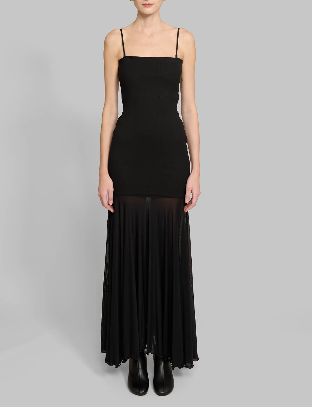 Romane Sheer Bottom Dress