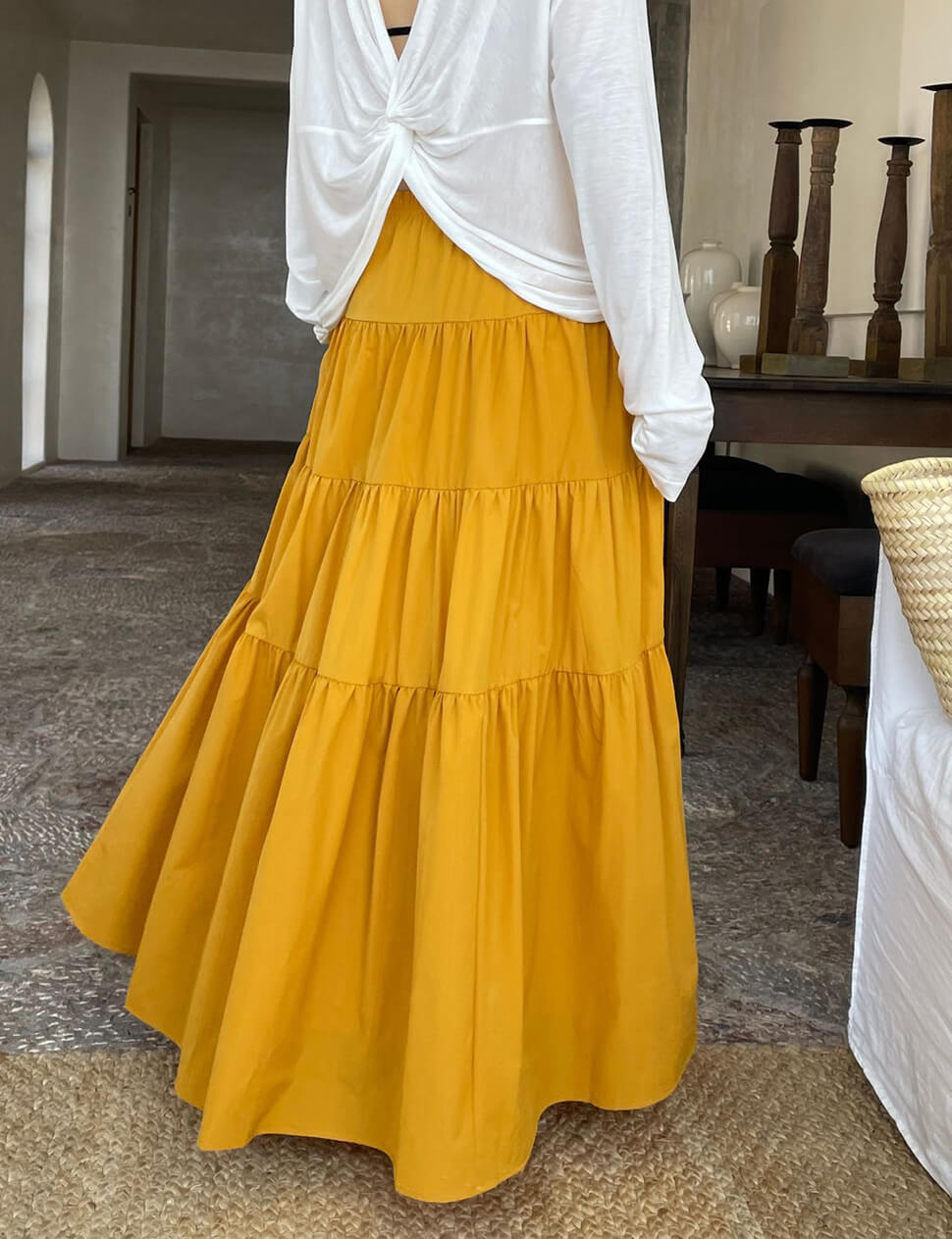 Marigold Tier Skirt