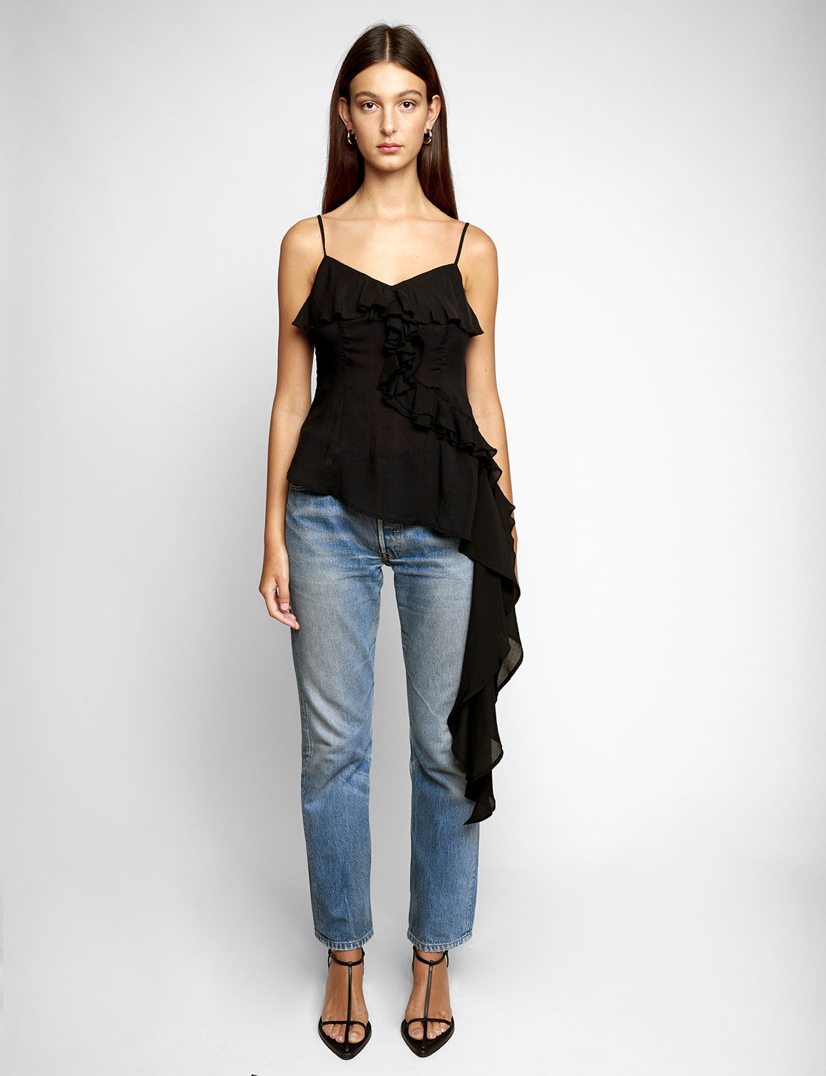 Leonie Ruffled Cascade Top