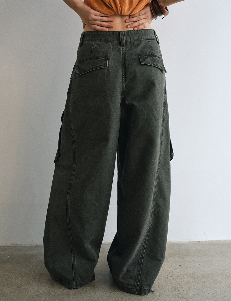 Olive Cargo Pants-BESTSELLER